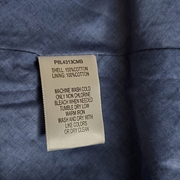 New Parker Adeline A-Line Chambray Dress - Picture 10 of 10